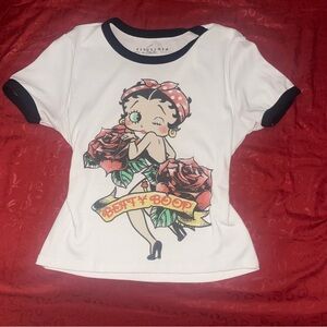 White Betty Boop T-Shirt